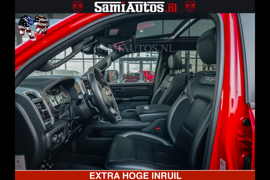 Dodge Ram TRX HELLCAT | 6.2 V8 702PK | FLAME RED | BOM VOL | CARBON | RAMBAR | HUD | LPG | BEAD-LOCK WHEELS | CREW CAB 5 PERSOONS | BEDRIJFS AUTO DUBBELE CABINE DC |