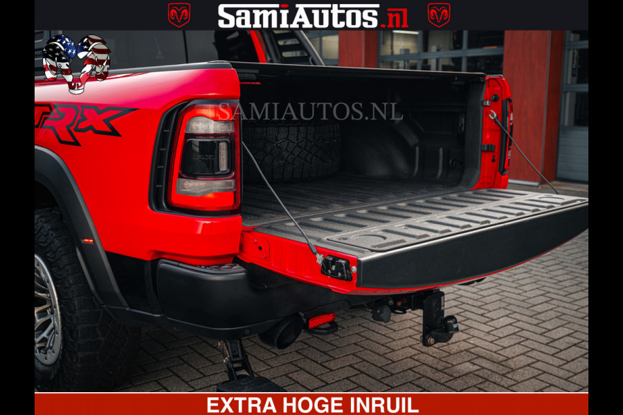 Dodge Ram TRX HELLCAT | 6.2 V8 702PK | FLAME RED | BOM VOL | CARBON | RAMBAR | HUD | LPG | BEAD-LOCK WHEELS | CREW CAB 5 PERSOONS | BEDRIJFS AUTO DUBBELE CABINE DC |
