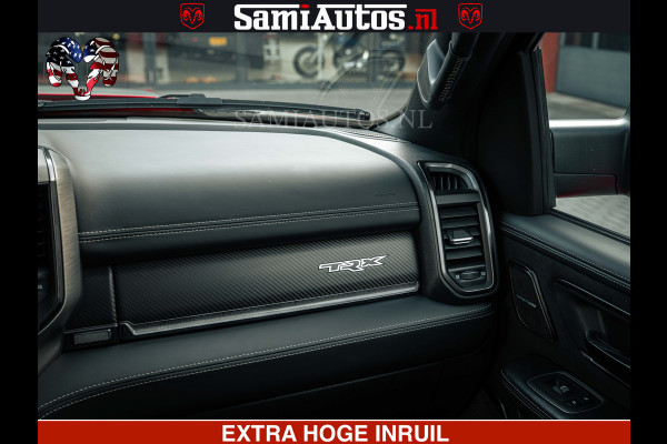 Dodge Ram TRX HELLCAT | 6.2 V8 702PK | FLAME RED | BOM VOL | CARBON | RAMBAR | HUD | LPG | BEAD-LOCK WHEELS | CREW CAB 5 PERSOONS | BEDRIJFS AUTO DUBBELE CABINE DC |