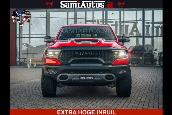 Dodge Ram TRX HELLCAT | 6.2 V8 702PK | FLAME RED | BOM VOL | CARBON | RAMBAR | HUD | LPG | BEAD-LOCK WHEELS | CREW CAB 5 PERSOONS | BEDRIJFS AUTO DUBBELE CABINE DC |