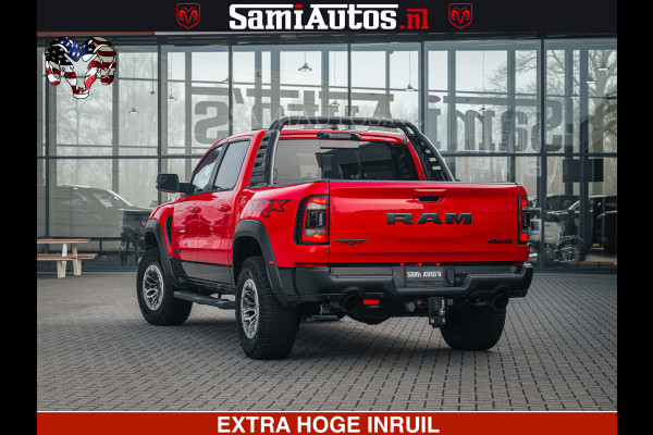 Dodge Ram TRX HELLCAT | 6.2 V8 702PK | FLAME RED | BOM VOL | CARBON | RAMBAR | HUD | LPG | BEAD-LOCK WHEELS | CREW CAB 5 PERSOONS | BEDRIJFS AUTO DUBBELE CABINE DC |
