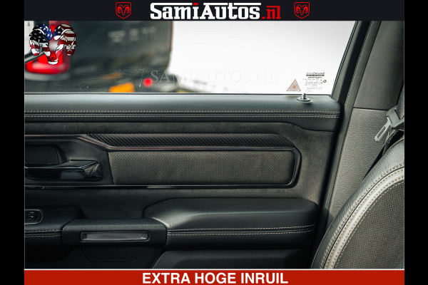 Dodge Ram TRX HELLCAT | 6.2 V8 702PK | FLAME RED | BOM VOL | CARBON | RAMBAR | HUD | LPG | BEAD-LOCK WHEELS | CREW CAB 5 PERSOONS | BEDRIJFS AUTO DUBBELE CABINE DC |