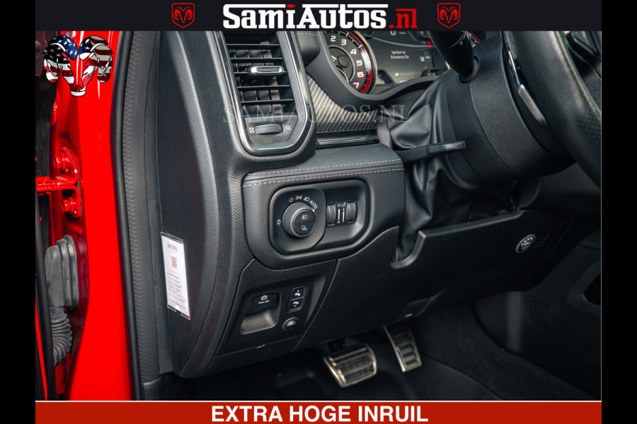 Dodge Ram TRX HELLCAT | 6.2 V8 702PK | FLAME RED | BOM VOL | CARBON | RAMBAR | HUD | LPG | BEAD-LOCK WHEELS | CREW CAB 5 PERSOONS | BEDRIJFS AUTO DUBBELE CABINE DC |