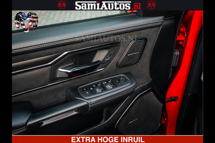 Dodge Ram TRX HELLCAT | 6.2 V8 702PK | FLAME RED | BOM VOL | CARBON | RAMBAR | HUD | LPG | BEAD-LOCK WHEELS | CREW CAB 5 PERSOONS | BEDRIJFS AUTO DUBBELE CABINE DC |