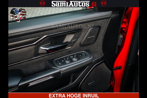 Dodge Ram TRX HELLCAT | 6.2 V8 702PK | FLAME RED | BOM VOL | CARBON | RAMBAR | HUD | LPG | BEAD-LOCK WHEELS | CREW CAB 5 PERSOONS | BEDRIJFS AUTO DUBBELE CABINE DC |