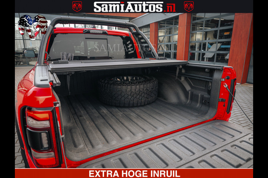 Dodge Ram TRX HELLCAT | 6.2 V8 702PK | FLAME RED | BOM VOL | CARBON | RAMBAR | HUD | LPG | BEAD-LOCK WHEELS | CREW CAB 5 PERSOONS | BEDRIJFS AUTO DUBBELE CABINE DC |