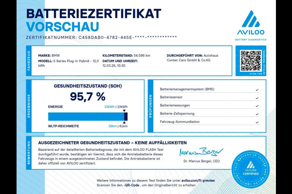 BMW 5 Serie Touring 530e ** LED, NAVI+, LEDER, PANORAMA, ADAPT. CRUISE, SHADOW-LINE, 19-INCH LMV ** 1e EIG - UNFALLFREI ** ** INFORMEER OOK NAAR ONZE AANTREKKELIJKE FINANCIAL-LEASE TARIEVEN **