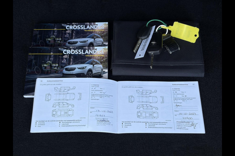 Opel Crossland X 1.2 Turbo Edition 2020 Dealer Onderhouden,Camera,Apple Carplay/Android Auto,110pk,Clima,Cruise,Pdc V+A,Rijstrooksensor,6 Bak,N.A.P,Bj 12-2020,Apk tot 01-2027
