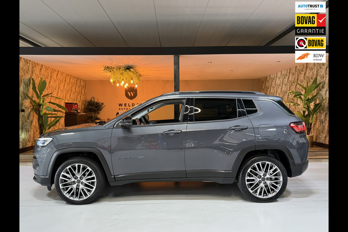 Jeep Compass 4xe 190 Plug-in Hybrid Electric Limited Garantie Carplay 360 Camera Blindspot ACC Navi Clima Led Dab PDC Rijklaar