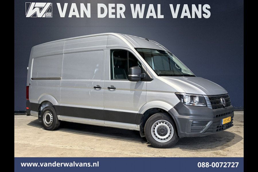 Volkswagen Crafter 2.0 TDI 140pk L3H3 L2H2 Euro6 Airco | Camera | Apple Carplay | Cruisecontrol Android Auto, Parkeersensoren, Bijrijdersbank, 3000kg Trekvermogen, zilver