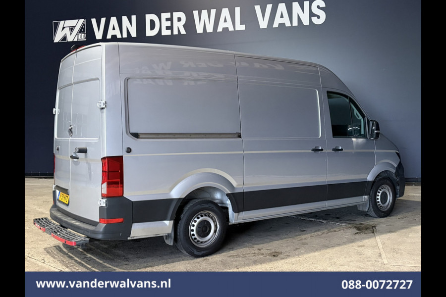 Volkswagen Crafter 2.0 TDI 140pk L3H3 L2H2 Euro6 Airco | Camera | Apple Carplay | Cruisecontrol Android Auto, Parkeersensoren, Bijrijdersbank, 3000kg Trekvermogen, zilver