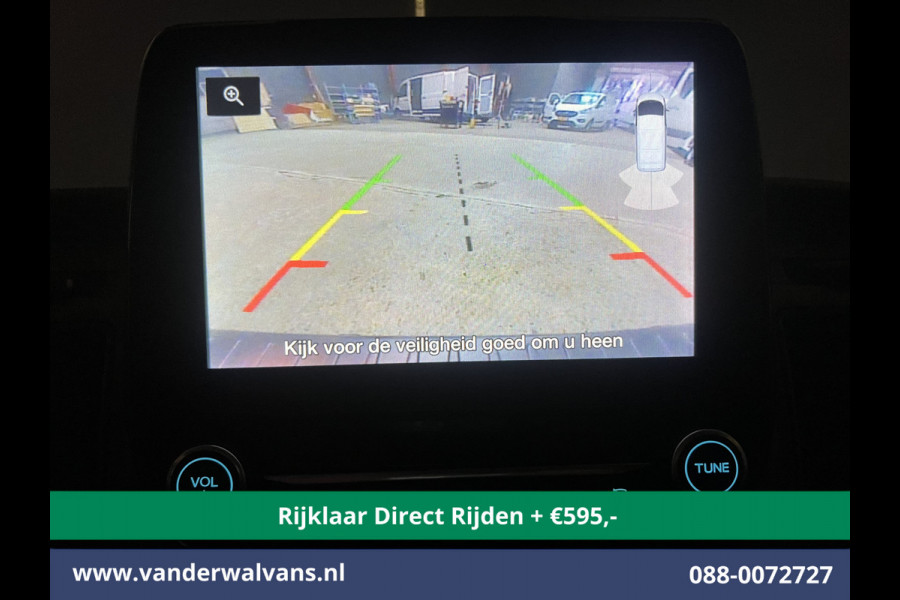 Ford Transit Custom 2.0 TDCI L2H1 Euro6 *Rijklaar Direct Rijden* Airco | Camera | 2800kg trekvermogen | Apple Carplay | Cruisecontrol | LED | Parkee Android Auto, Verwarmde voorruit, Bijrijdersbank