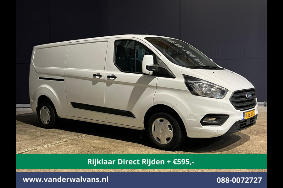 Ford Transit Custom 2.0 TDCI L2H1 Euro6 *Rijklaar Direct Rijden* Airco | Camera | 2800kg trekvermogen | Apple Carplay | Cruisecontrol | LED | Parkee Android Auto, Verwarmde voorruit, Bijrijdersbank