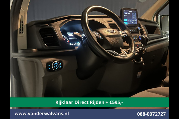 Ford Transit Custom 2.0 TDCI L2H1 Euro6 *Rijklaar Direct Rijden* Airco | Camera | 2800kg trekvermogen | Apple Carplay | Cruisecontrol | LED | Parkee Android Auto, Verwarmde voorruit, Bijrijdersbank