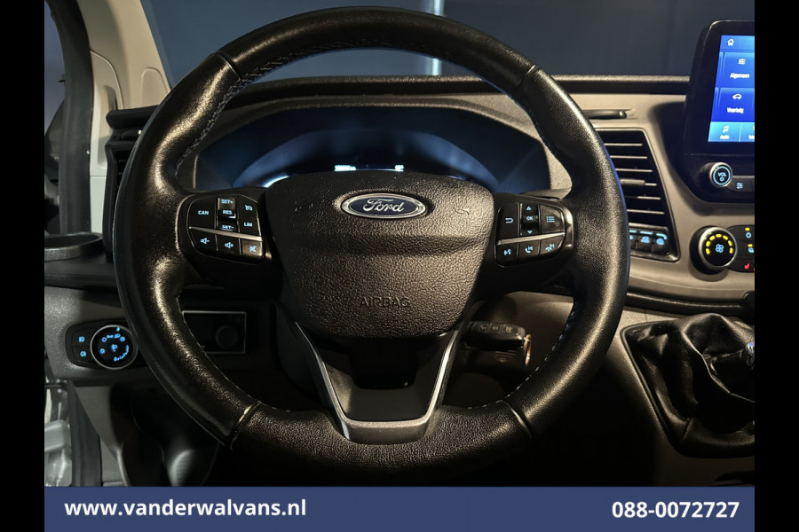 Ford Transit Custom 2.0 TDCI 130pk L1H1 Euro6 Airco | Camera | Navigatie | LED | Cruisecontrol Parkeersensoren, Stoelverwarming, Verwarmde voorruit, Bijrijdersbank, 2500kg trekvermogen