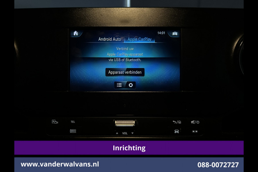 Mercedes-Benz Sprinter 316 CDI 163pk Achterwielaandrijving L2H1 inrichting Euro6 Airco | 2800kg Trekhaak | Camera | Cruisecontrol | Apple Carplay Android Auto, Parkeersensoren,