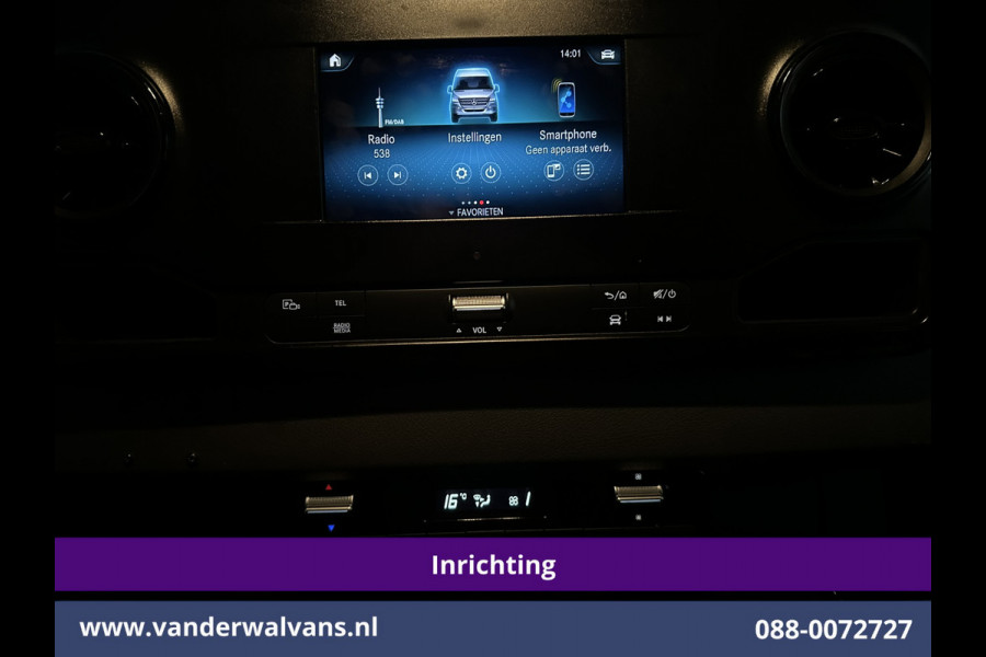 Mercedes-Benz Sprinter 316 CDI 163pk Achterwielaandrijving L2H1 inrichting Euro6 Airco | 2800kg Trekhaak | Camera | Cruisecontrol | Apple Carplay Android Auto, Parkeersensoren,