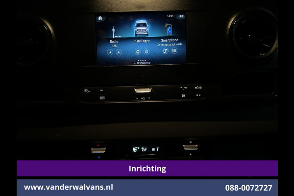 Mercedes-Benz Sprinter 316 CDI 163pk Achterwielaandrijving L2H1 inrichting Euro6 Airco | 2800kg Trekhaak | Camera | Cruisecontrol | Apple Carplay Android Auto, Parkeersensoren,