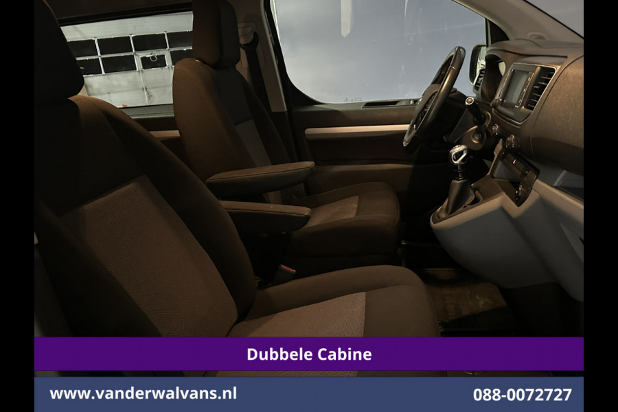 Opel Vivaro 2.0 CDTI 150pk L3H1 Dubbele Cabine Euro6 Airco | Camera | Navigatie | 5-zits | 2500kg Trekhaak Apple Carplay, Android Auto, Cruisecontrol, LM Velgen, Parkeersensoren