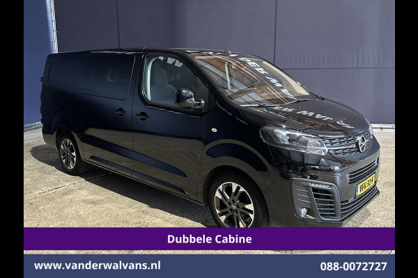 Opel Vivaro 2.0 CDTI 150pk L3H1 Dubbele Cabine Euro6 Airco | Camera | Navigatie | 5-zits | 2500kg Trekhaak Apple Carplay, Android Auto, Cruisecontrol, LM Velgen, Parkeersensoren