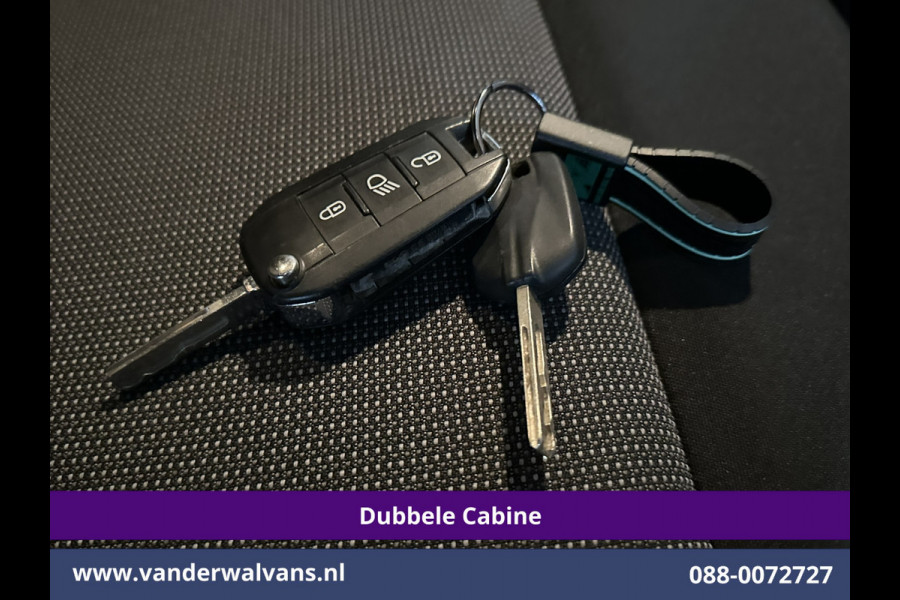 Opel Vivaro 2.0 CDTI 150pk L3H1 Dubbele Cabine Euro6 Airco | Camera | Navigatie | 5-zits | 2500kg Trekhaak Apple Carplay, Android Auto, Cruisecontrol, LM Velgen, Parkeersensoren