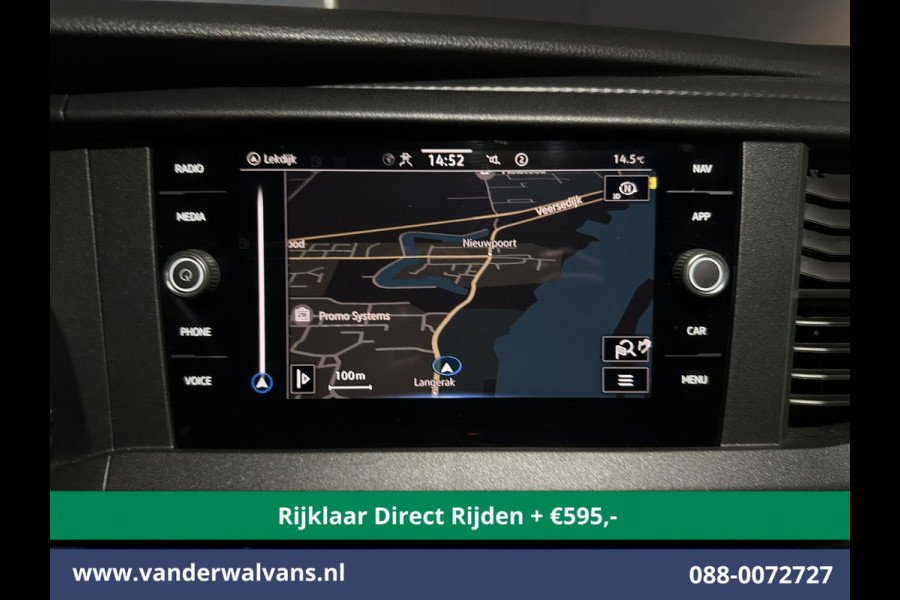 Volkswagen Transporter 2.0 TDI L2H1 Euro6 *Rijklaar Direct Rijden* Airco | Navigatie | Apple Carplay | Android Auto | Trekhaak Cruisecontrol, Parkeersensoren