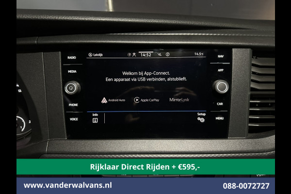 Volkswagen Transporter 2.0 TDI L2H1 Euro6 *Rijklaar Direct Rijden* Airco | Navigatie | Apple Carplay | Android Auto | Trekhaak Cruisecontrol, Parkeersensoren