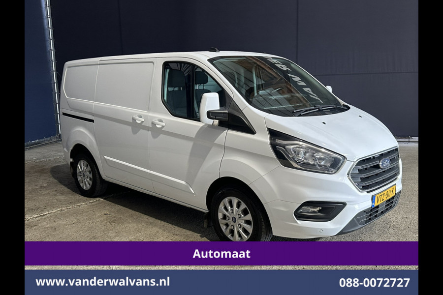 Ford Transit Custom 2.0 TDCI 130pk Automaat L1H1 Limited Editie Euro6 Airco | Camera | Navigatie | LED Apple Carplay, Android Auto, LM Velgen, Cruisecontrol, Stoelverwarming, Verwarmde voorruit, Parkeersensoren, Bijrijdersbank