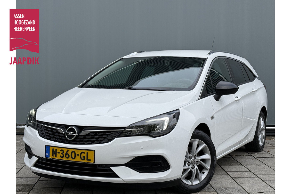 Opel Astra Sports Tourer BWJ 2021 | 1.2T 131PK Bus Elegance | CLIMA | LED | NAVI | CAMERA A | LEDER/STOF | SPORTSTOELEN | CRUISE | CARPLAY