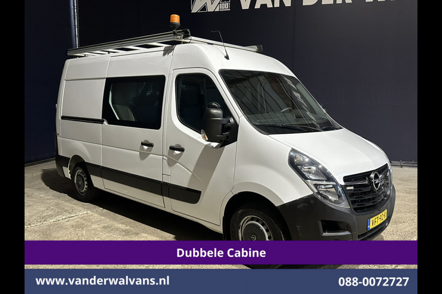 Opel Movano 2.3 Turbo 150pk L2H2 Dubbele Cabine Inrichting Euro6 Airco | Imperiaal | 2500kg Trekhaak | Camera | Navigatie 5-Zits, LED, Cruisecontrol, Parkeersensoren