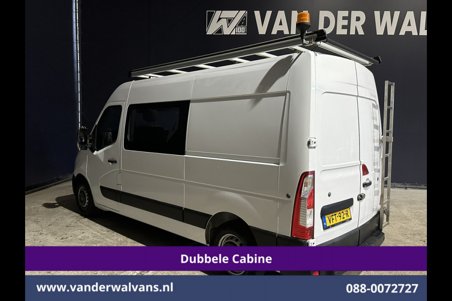 Opel Movano 2.3 Turbo 150pk L2H2 Dubbele Cabine Inrichting Euro6 Airco | Imperiaal | 2500kg Trekhaak | Camera | Navigatie 5-Zits, LED, Cruisecontrol, Parkeersensoren