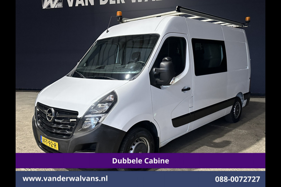 Opel Movano 2.3 Turbo 150pk L2H2 Dubbele Cabine Inrichting Euro6 Airco | Imperiaal | 2500kg Trekhaak | Camera | Navigatie 5-Zits, LED, Cruisecontrol, Parkeersensoren