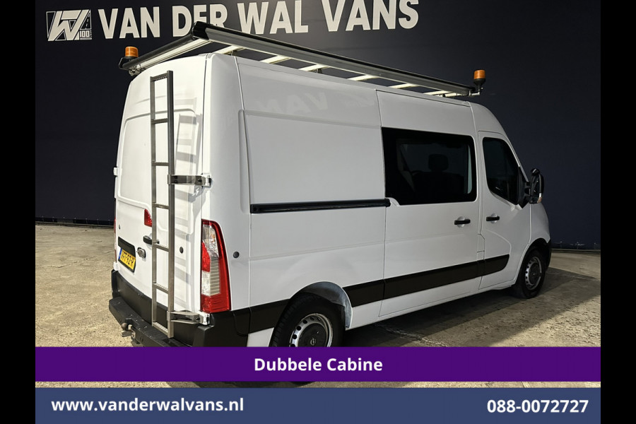 Opel Movano 2.3 Turbo 150pk L2H2 Dubbele Cabine Inrichting Euro6 Airco | Imperiaal | 2500kg Trekhaak | Camera | Navigatie 5-Zits, LED, Cruisecontrol, Parkeersensoren