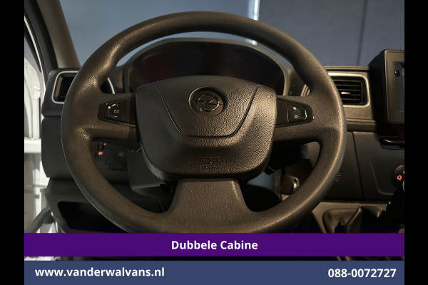 Opel Movano 2.3 Turbo 150pk L2H2 Dubbele Cabine Inrichting Euro6 Airco | Imperiaal | 2500kg Trekhaak | Camera | Navigatie 5-Zits, LED, Cruisecontrol, Parkeersensoren