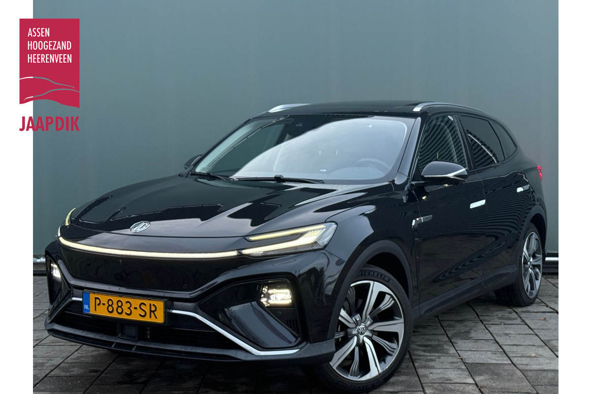 MG Marvel R BWJ 2022 | Luxury SOH90% 70 kWh | LEER | PANO DAK | 360 CAMERA | STOELVERW + VENTILATIE | CARPLAY | PDC 2X | NAVI | CLIMA