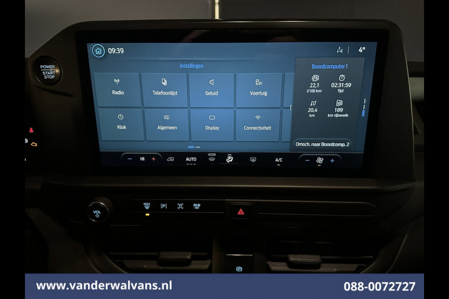Ford Transit Custom 2.0 TDCI 136pk L1H1 Euro6 Airco | Camera | LED | Apple Carplay | Cruisecontrol Android Auto, Verwarmde voorruit, Parkeersensoren, Bijrijdersbank, 2740kg trekvermogen