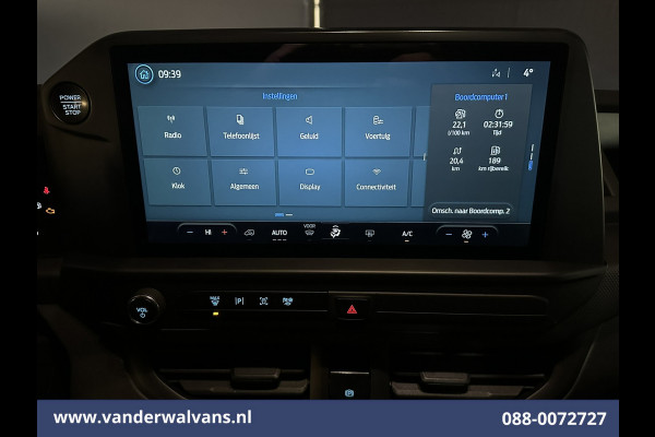 Ford Transit Custom 2.0 TDCI 136pk L1H1 Euro6 Airco | Camera | LED | Apple Carplay | Cruisecontrol Android Auto, Verwarmde voorruit, Parkeersensoren, Bijrijdersbank, 2740kg trekvermogen