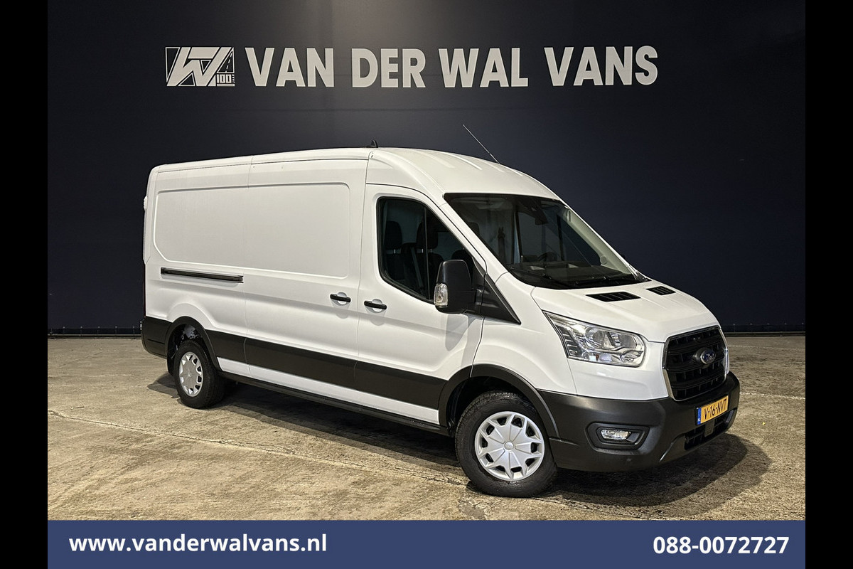 Ford Transit 2.0 TDCI 170pk L3H2 Euro6 Airco | Camera | Apple Carplay | Cruisecontrol | 2500kg Trekhaak Android Auto, Verwarmde voorruit, Parkeersensoren, Bijrijdersbank