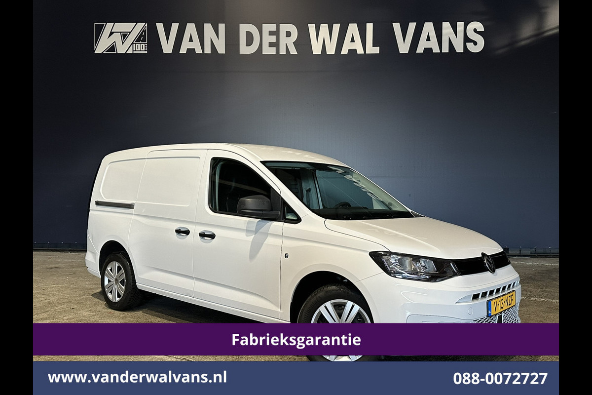 Volkswagen Caddy Cargo Maxi 1.5 TSI 115pk Benzine motor L2H1 Fabrieksgarantie Airco | Camera | Apple Carplay | Bumper in de kleur Android Auto, Zijdeur