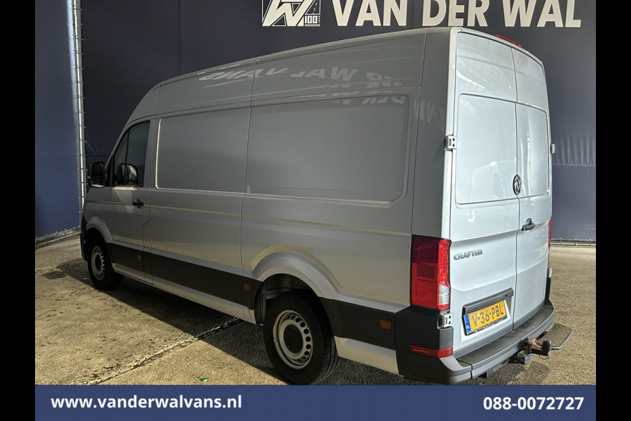 Volkswagen Crafter 2.0 TDI 141pk L3H3 L2H2 Euro6 Airco | 3000kg Trekhaak | Cruisecontrol | Chauffeursstoel Bijrijdersbank