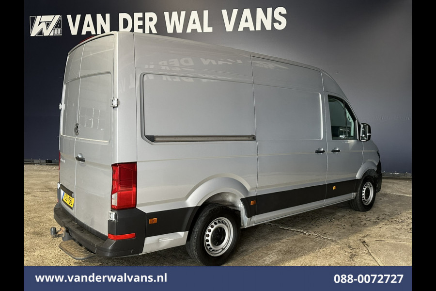 Volkswagen Crafter 2.0 TDI 141pk L3H3 L2H2 Euro6 Airco | 3000kg Trekhaak | Cruisecontrol | Chauffeursstoel Bijrijdersbank