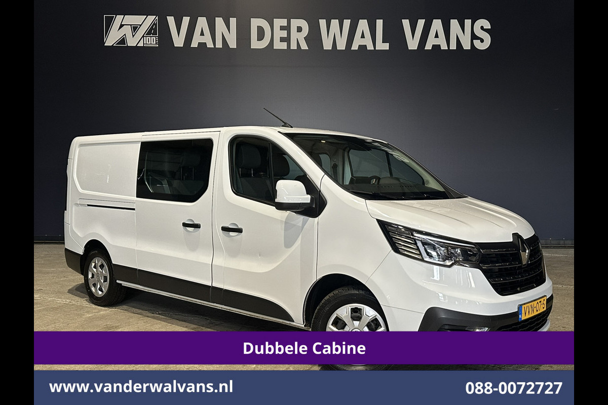 Renault Trafic 2.0 dCi L2H1 Dubbele Cabine Euro6 Airco | 6-Zits | Apple Carplay | Cruisecontrol | Trekhaak Android Auto, Parkeersensoren
