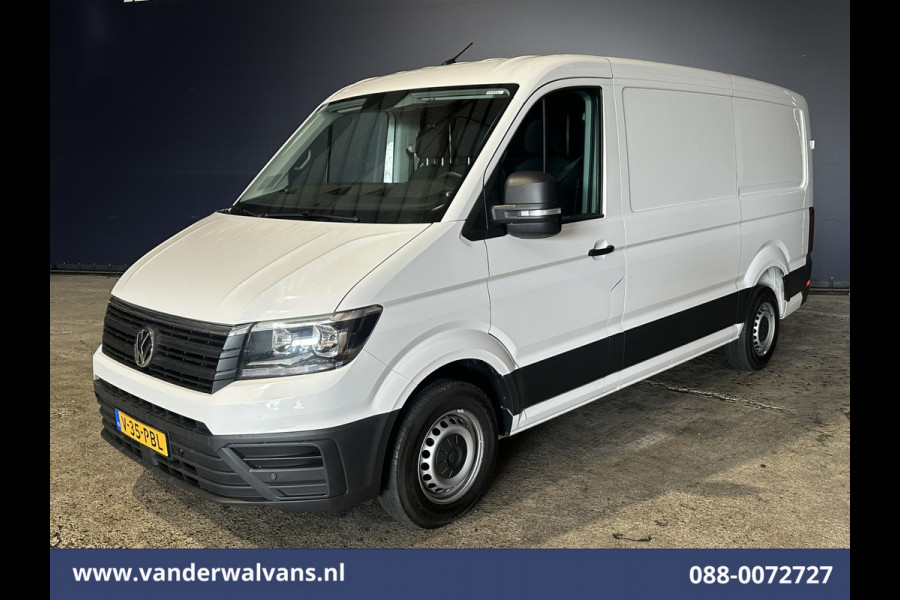 Volkswagen Crafter 2.0 TDI 141pk L3H2 L2H1 Euro6 Airco | Stoelverwarming | Parkeersensoren Bijrijdersbank, 3000kg trekvermogen