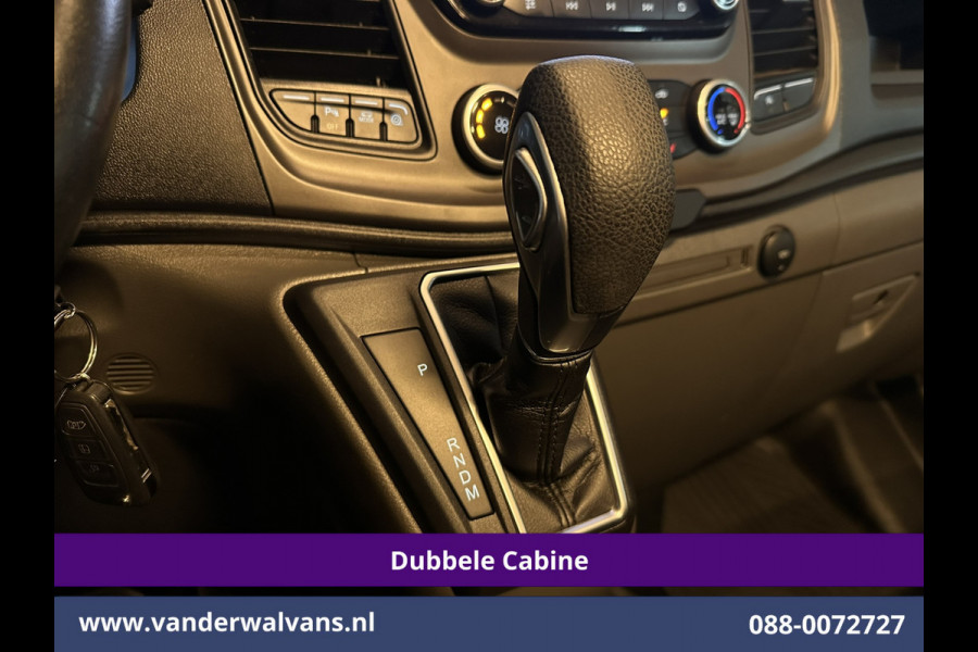 Ford Transit Custom 2.0 TDCI 170pk Automaat L2H1 Dubbele Cabine Euro6 Airco | 5-Zits | Camera | Navigatie | Apple Carplay | LED Android Auto, Stoelverwarming, Verwarmde voorruit, Parkeersensoren, Trekhaak