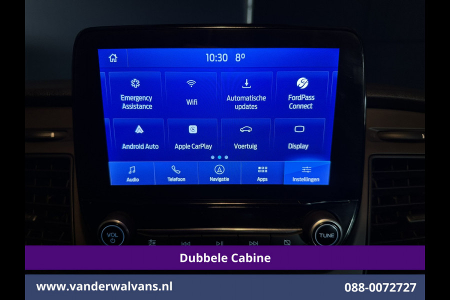 Ford Transit Custom 2.0 TDCI 170pk Automaat L2H1 Dubbele Cabine Euro6 Airco | 5-Zits | Camera | Navigatie | Apple Carplay | LED Android Auto, Stoelverwarming, Verwarmde voorruit, Parkeersensoren, Trekhaak