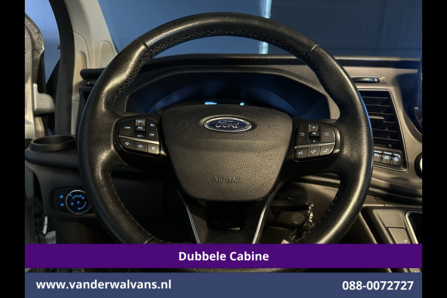 Ford Transit Custom 2.0 TDCI 170pk Automaat L2H1 Dubbele Cabine Euro6 Airco | 5-Zits | Camera | Navigatie | Apple Carplay | LED Android Auto, Stoelverwarming, Verwarmde voorruit, Parkeersensoren, Trekhaak