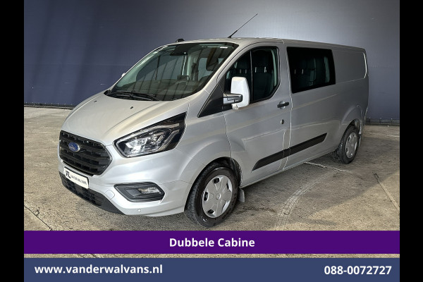 Ford Transit Custom 2.0 TDCI 170pk Automaat L2H1 Dubbele Cabine Euro6 Airco | 5-Zits | Camera | Navigatie | Apple Carplay | LED Android Auto, Stoelverwarming, Verwarmde voorruit, Parkeersensoren, Trekhaak
