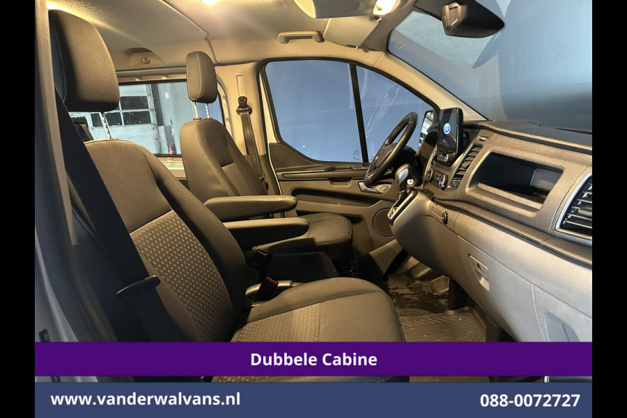 Ford Transit Custom 2.0 TDCI 170pk Automaat L2H1 Dubbele Cabine Euro6 Airco | 5-Zits | Camera | Navigatie | Apple Carplay | LED Android Auto, Stoelverwarming, Verwarmde voorruit, Parkeersensoren, Trekhaak
