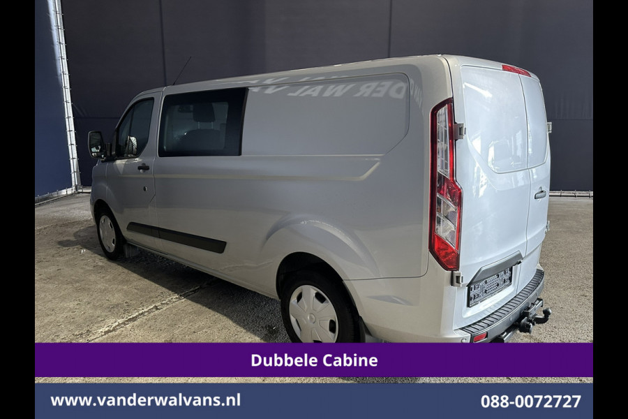 Ford Transit Custom 2.0 TDCI 170pk Automaat L2H1 Dubbele Cabine Euro6 Airco | 5-Zits | Camera | Navigatie | Apple Carplay | LED Android Auto, Stoelverwarming, Verwarmde voorruit, Parkeersensoren, Trekhaak