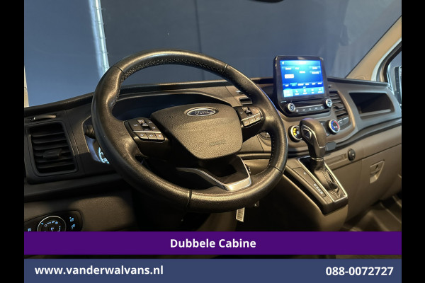Ford Transit Custom 2.0 TDCI 170pk Automaat L2H1 Dubbele Cabine Euro6 Airco | 5-Zits | Camera | Navigatie | Apple Carplay | LED Android Auto, Stoelverwarming, Verwarmde voorruit, Parkeersensoren, Trekhaak